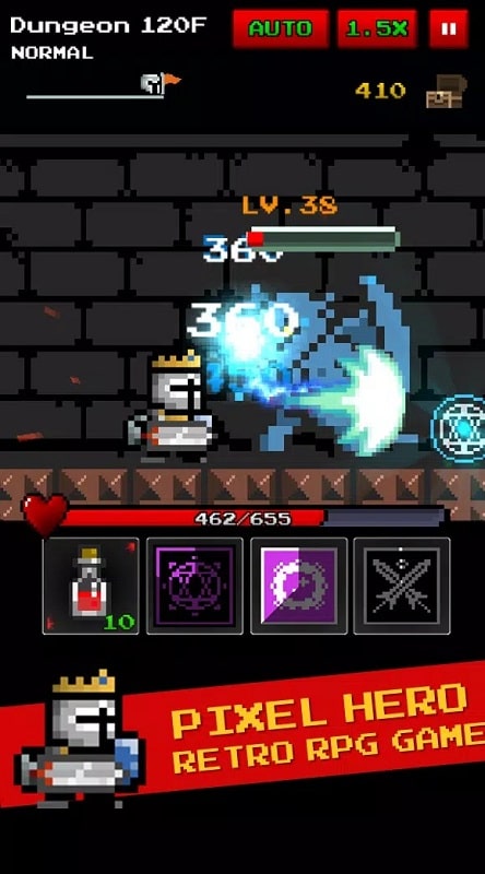 Dungeon and Pixel Hero MOD APK Presentation