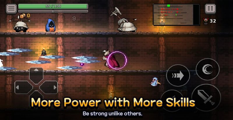 Phiên bản mod Dungeon Slasher: Roguelike - Trở thành hiệp sĩ cứu thế giới